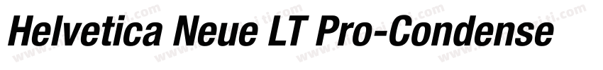 Helvetica Neue LT Pro-CondensedBold字体转换